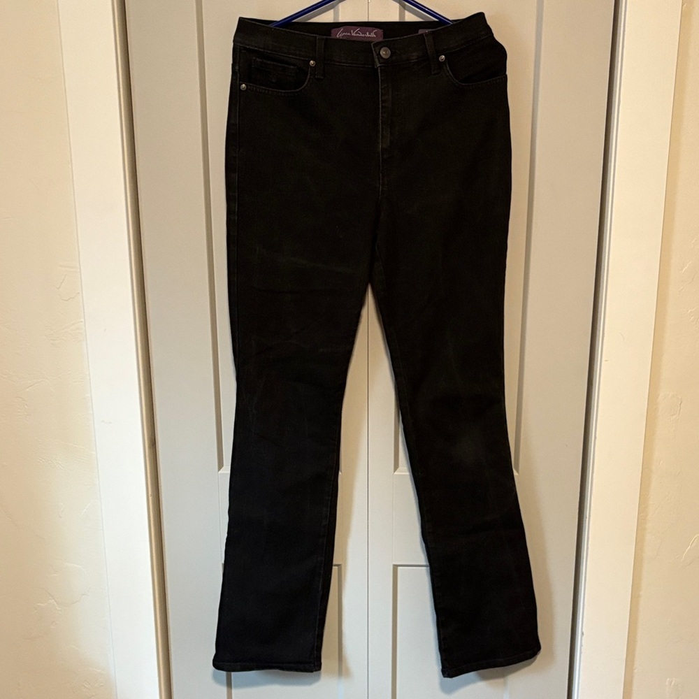 Gloria Vanderbilt Women's Straight Leg Black Jeans